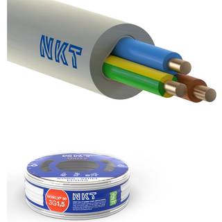 NKT installationskabel 3x1,5mm² NOIKLX - 100 meter