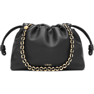 Loewe Flamenco Small leather clutch - black - One Size