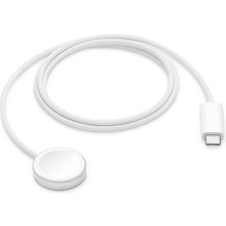Original Apple Magnestisk Apple Watch Oplader 20W m. USB-C (1m) - Hvid (MT0H3ZM/A)