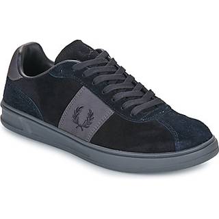 Fred Perry B4 Suede Trainers Black