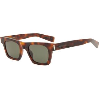 SAINT LAURENT Unisex SAINT LAURENT SL 719 003 Solbriller Acetat Havana Grå Firkantet