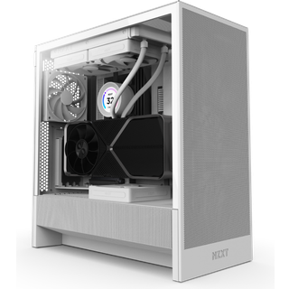 NZXT H5 Flow 2024 PC-kabinet (hvid)- På fjernlager - Klar levering