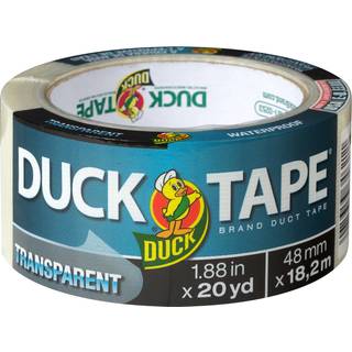 Duck Brand 241414 Single Roll Transparent Duct Tape 1,88 """" X 20 YD Clear