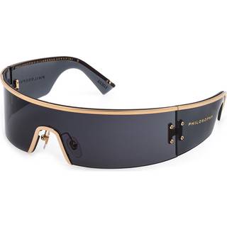 Lozza Kvinde SL2372 PHILOSOPHY BABY 0300 Solbriller Plast Sort Grå Wraparound Normal