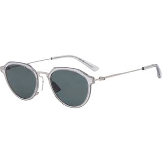 Bottega Veneta Unisex BV1331S 004 Solbriller Acetat Grå Grøn Rund