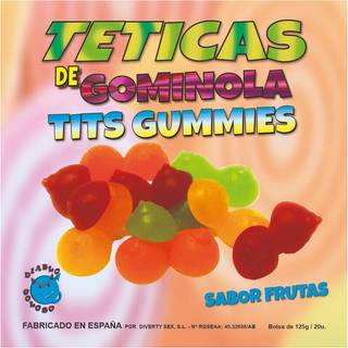 Diablo Goloso Assorted Glossy Gummy Teats