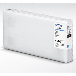 Epson T43U2 - cyan - original - ink cartridge - Blækpatron Cyan