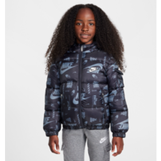 Nike-dynejakke med DNA-logo til mindre børn - sort - 7