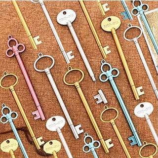 20 stykker nyhed nøgle stil 0,5 mm gel blæk pen Magnolora kreativ kontor stationær skole leverer fine punkt kuglepunkt sort blæk gel pen tilfældi