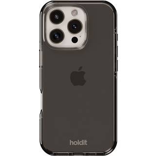 Holdit Seethru iPhone 16 Pro etui (sort) - På lager i butik