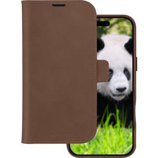 iPhone 16 Pro Max dbramante1928 Lynge Ægte Læder Magnet Flip Cover - MagSafe Kompatibel - Tan