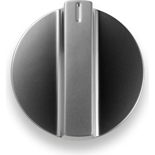 Miele - Betjeningsknap Rustfrit stål-look D38mm