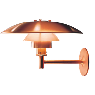 Ph væglampe kobber