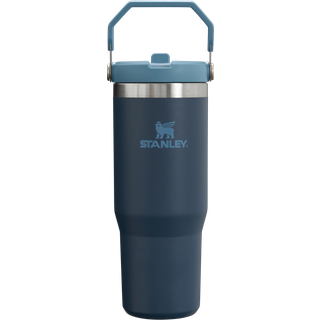 IceFlow Flip Straw Tumbler Navy Flaske