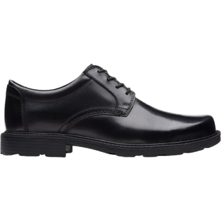 Clarks Clarks Black Wide Fit (H) Leather Kerton Lace Shoes
