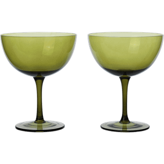 Ferm Living Host cocktailglas 24 cl 2-pak Moss green