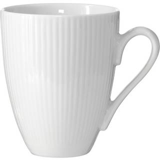AIDA Groovy porcelæn krus 30 cl - hvid