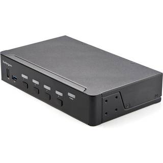 StarTech.com 4 Port HDMI KVM Switch Single Monitor 4K 60Hz Ultra HD HDR Desktop HDMI 2.0 KVM Switch