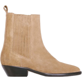 Isabel Marant Delena suede ankle boots - beige - EU 35
