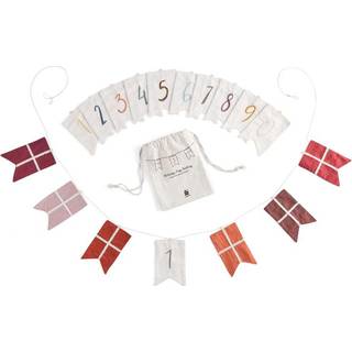 Sebra Birthday Vimpel - Dekorative Accessories Bomuld Rød - 801930005