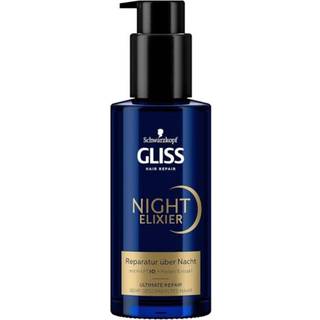 Schwarzkopf Gliss Night Elixir Leave-in eliksir Til skadet hår 100 ml - 100 ml