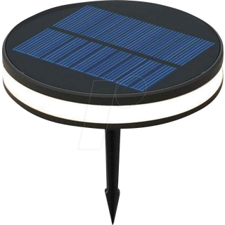 1.8W spotlampe - LED, solar, 3000K, IP54 - Kulør : Varm