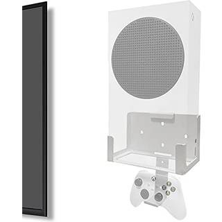 Wall Mount til Xbox Series S (monter konsollen og tilbeh?ret p? v?ggen n?r eller bag TV Leftright) Wall Shelf Bracket Kit til XSS -system