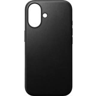 iPhone 16 Nomad Modern Leather Cover - MagSafe Kompatibel - Sort