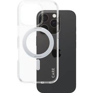 iPhone 16 Pro PanzerGlass Care Kickstand Cover - MagSafe-kompatibel - Sølv