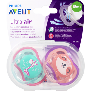 Philips Avent Ultra Air Sut Nighttime 18M+ 2 stk