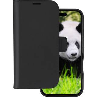 iPhone 16 Pro dbramante1928 Lynge Ægte Læder Magnet Flip Cover - MagSafe Kompatibel - Black