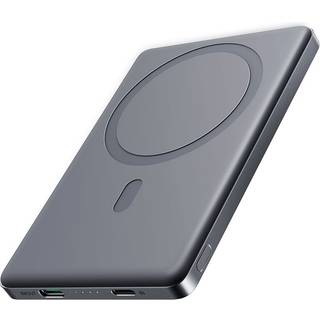 Joyroom 20W ultratynd 9,2 mm magnetisk trådløs powerbank i aluminium 5000mAh