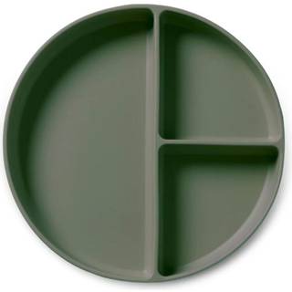 nuuroo Mingo Opdelt Tallerken Silikone, Dusty Green