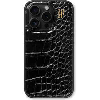 Vegan Leather Case Black Croco