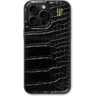 Vegan Leather Case Black Croco