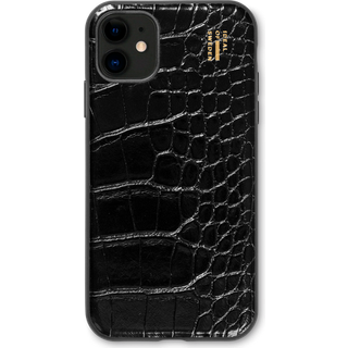Vegan Leather Case Black Croco
