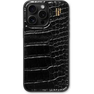 Vegan Leather Magsafe Case Black Croco