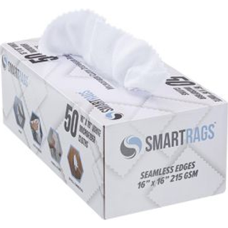 Arkwright Smart Rags in Box - (pakke med 50) 215 GSM fnug gratis klude Genanvendelige mikrofiberklude til reng?ring af st?vning p? hjemmekontoret