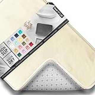 Clara Clark badev?relse t?pper fl?jl hukommelse skum badem?tsm?t skridsikre maskine vaskbare badet?pper - t?rrer hurtigt ultra bl?dt plys badem?t