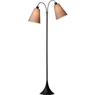 Fodgænger Gulvlampe - Sort/Nougat - Nielsen Light
