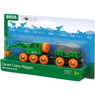 Brio 33698 Togvogn med kran