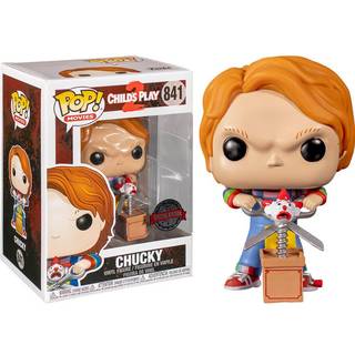 Child´s Play POP! Movies Vinyl Figure Chucky w/Buddy & Giant Scissors 9 cm