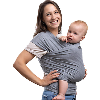 CuddleBug Carrier: Nyfødte og småbørn op til 16 kg - Hænderne fri, komfort uden spænder, maskinvaskbar, opsætning på ét minut