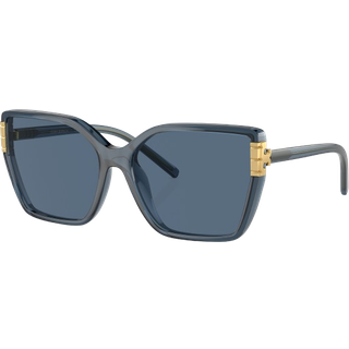 Tory Burch TY9076U 199180 58 Solbriller Kvinder Blue - Transparent Blue - 58mm