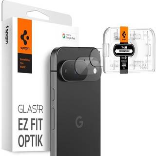 Spigen Glass tR EZ Fit Optik 2 Pack for Google Pixel 9 - Crystal Clear
