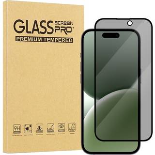 iiglo iPhone 16 Pro 3D Privacy Glass skærmbeskytter