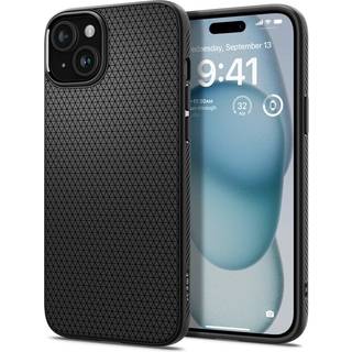 iPhone 16 Plus Spigen Liquid Air Bagside Cover - Sort