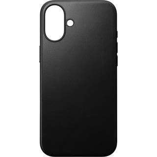 iPhone 16 Plus Nomad Modern Leather Cover - MagSafe Kompatibel - Sort