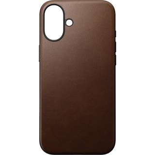 Nomad Modern læderetui (iPhone 16 Plus) - Brun