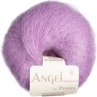 Angel i karrygul. Permin KidMohair + Silke, pr. 25 g.